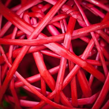 Red tangle ball macro texture clipart