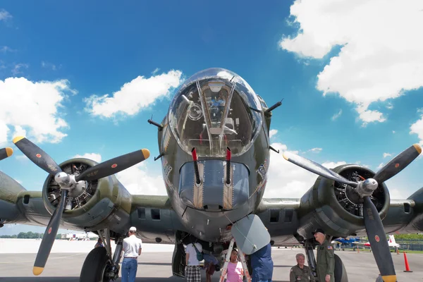 Bombowiec Boeing b-17 — Zdjęcie stockowe