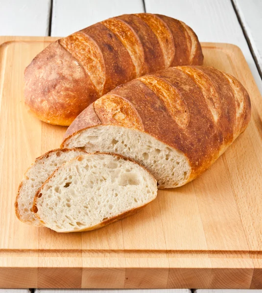 Fresh backed white bread — Stock Photo, Image
