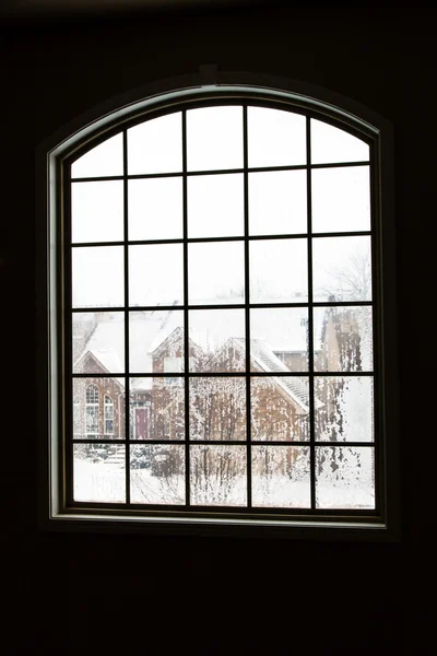 Winter in the window — Stock Photo, Image