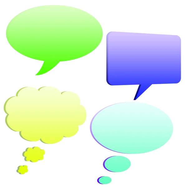 Speech bubbles — Stock Photo, Image