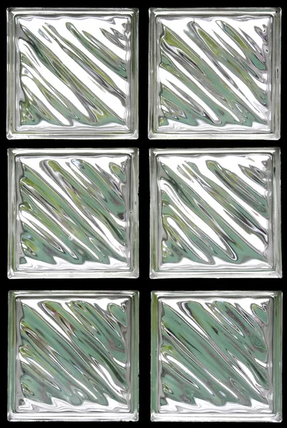 Padrão de parede de bloco de vidro — Fotografia de Stock