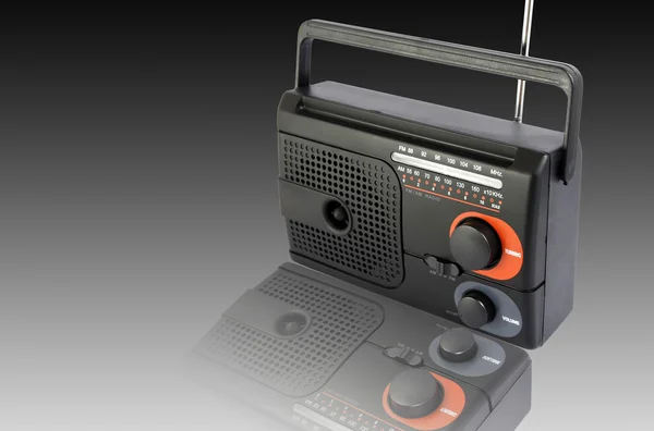 Radio schwarz — Stockfoto