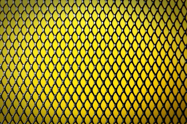 Preto padrão de fio de ferro fundo — Fotografia de Stock
