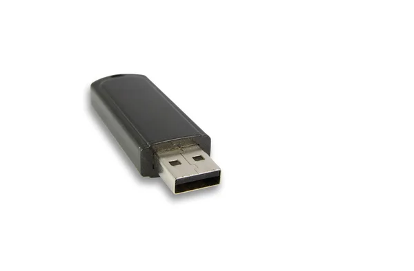 Usb flash drive elszigetelt fehér — Stock Fotó