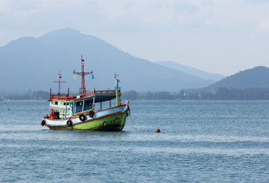Deniz Tayland balıkçı teknesi
