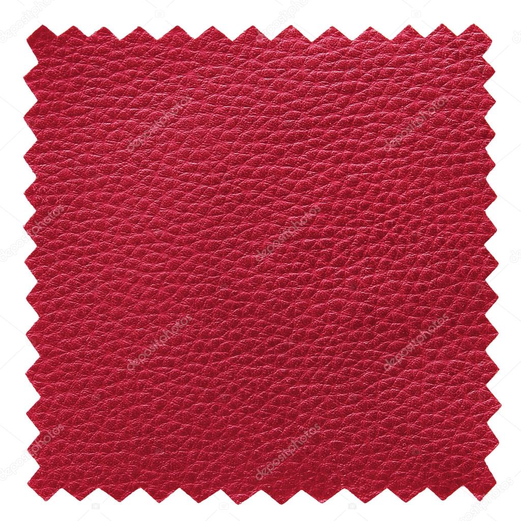 red leather samples texture