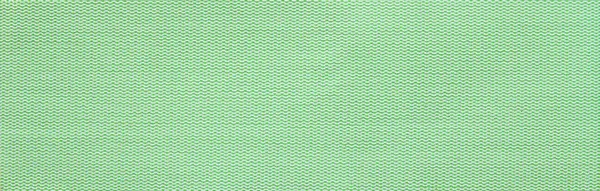 Green horizontal fabric swatch texture — Stock Photo, Image