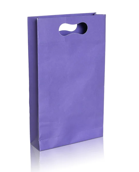 Bolsa de papel azul — Foto de Stock