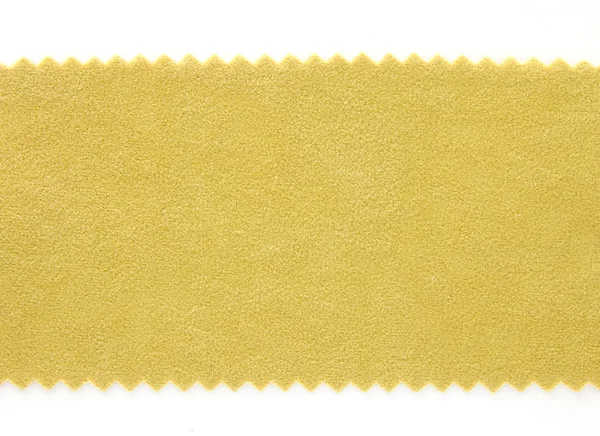 黄色面料色板样本纹理 — 图库照片