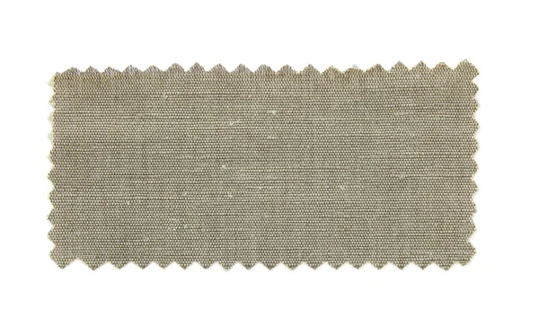 Amostras de amostra de tecido verde isoladas em fundo branco — Fotografia de Stock