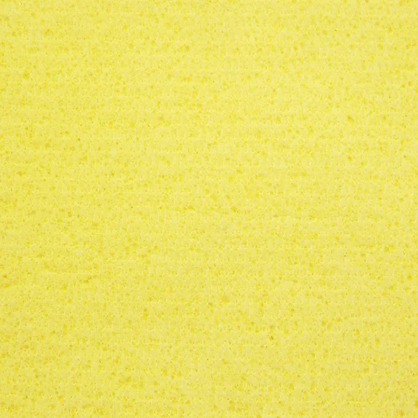 Yellow sponge rubber texture for background — Stock Photo, Image