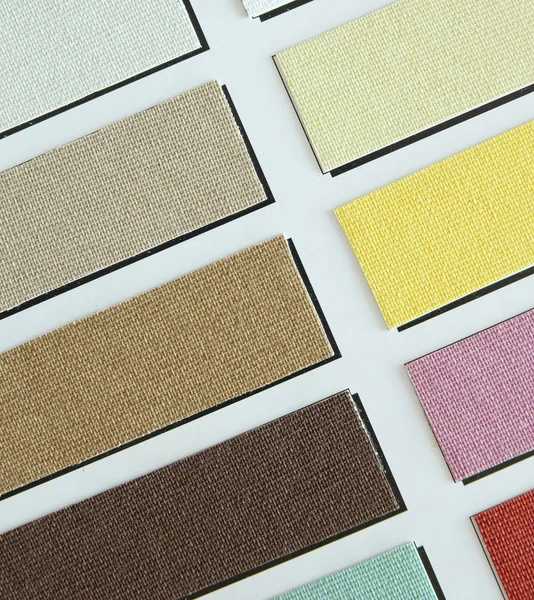 Color tone of fabric swatch samples — Stock Photo, Image