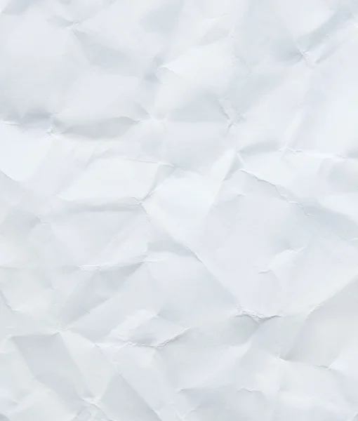 White crumpled paper texture for background — Stock Photo, Image