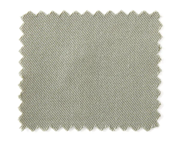 Échantillons de tissu naturel swatch isolé sur fond blanc — Photo