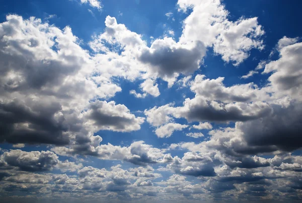 Blue sky background with white clouds — Stock Photo, Image