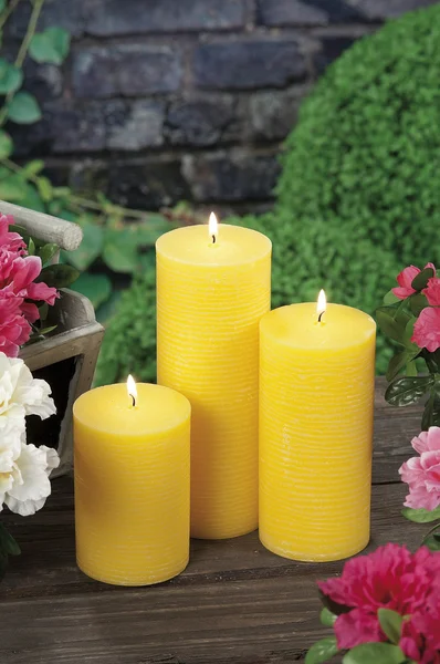 Lemongrass candles for mosquito's prick — Stock Photo, Image