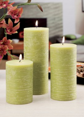 Natürmort ev aydınlatma mum veya Katalizör lamba