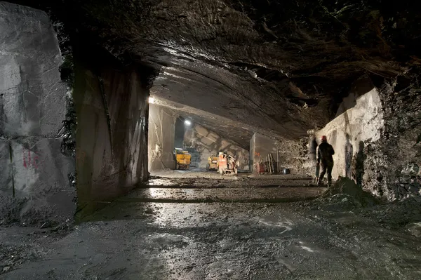 A mine of slate near Genoa, Fontanabuona Valley — Stock Photo, Image