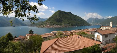 güzel lake Iseo, brescia ve bergam Kuzey İtalya