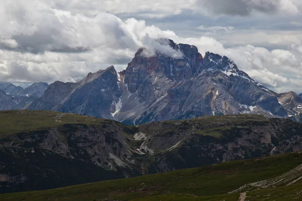 Bosque Paisaje Trentino Con Dolomiti Montaña — Foto de Stock