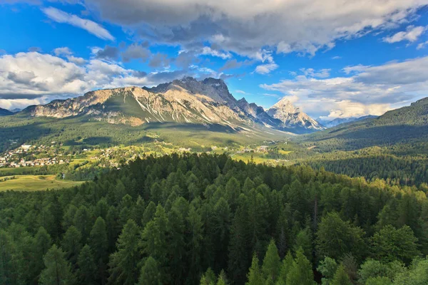 Las Krajobrazowy Trentino Górą Dolomiti — Zdjęcie stockowe