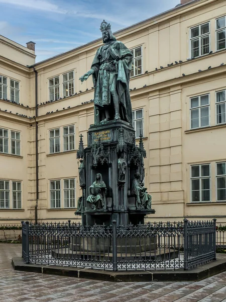 Staty Den Berömda Karlsbron Prag Tjeckien — Stockfoto