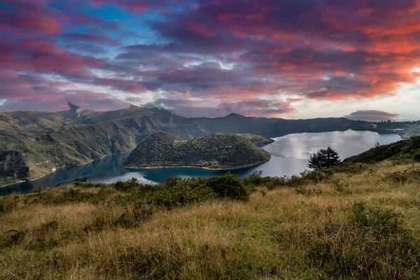 Beautiful View Mountainous Landscape Ecuador South America — Stockfoto