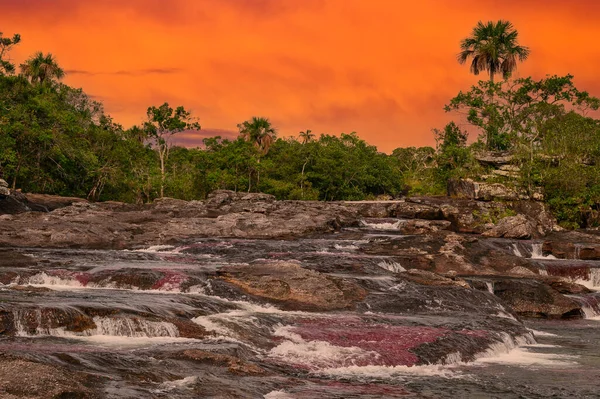 Kolombiya 'daki gökkuşağı nehri ya da beş renk nehri en güzel doğa yerlerinden biridir, adı Kristal Kanyon' dur.