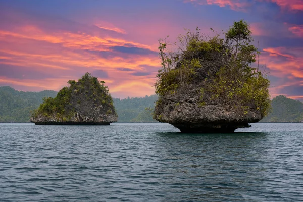 Indonesia Superb Sunset Papua Raja Ampat Papua — Stock Photo, Image