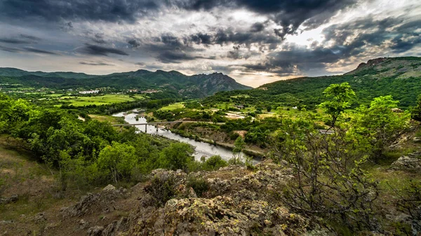 Autumn Rodopi Mountains Arda River Ardino Bulgaria — Stock Photo, Image