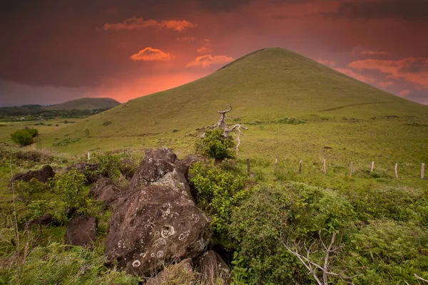 Rapa Nui Landscape Volcano Easter Island Chile — Stock Photo, Image