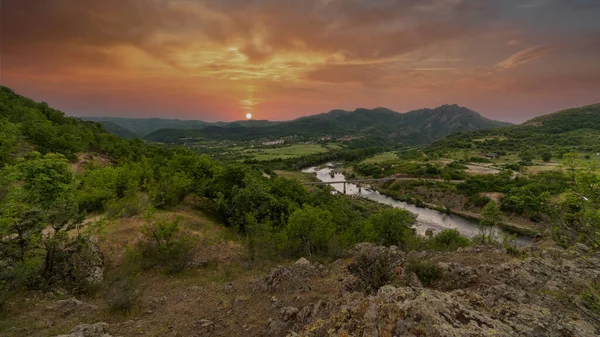 Pasmo Górskie Rodopy Europie Południowo Wschodniej Bułgaria — Zdjęcie stockowe