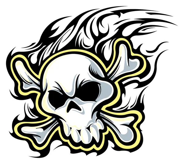 Skull and Crossbones — Stockvector