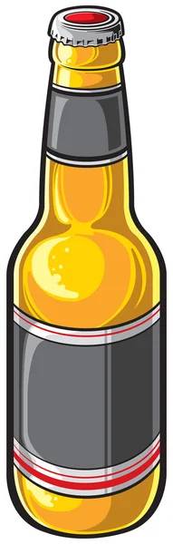 Frasco de cerveza — Vector de stock