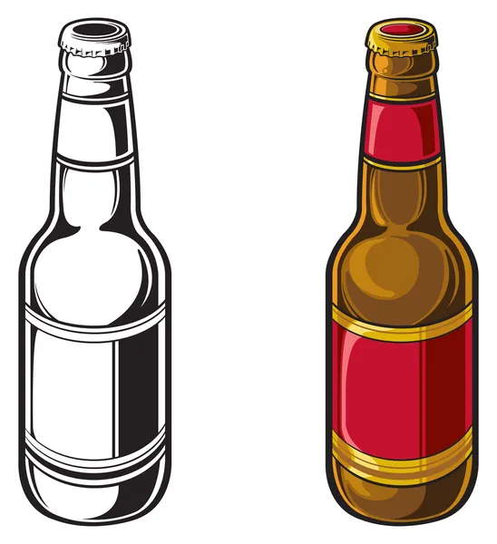 Frasco de cerveza Ilustración De Stock