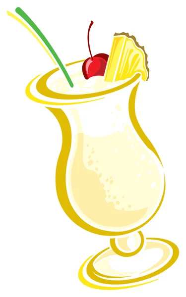 Cocktail — Stock Vector