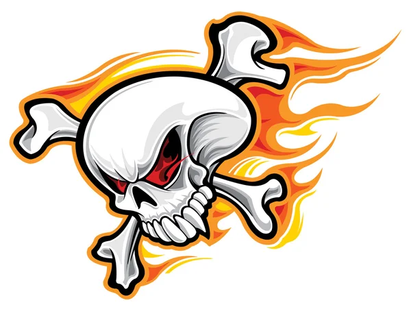 Skull and Crossbones — Stockvector