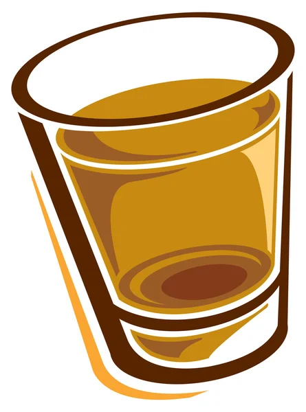 Shot glass — Stock Vector © SlipFloat #20593275
