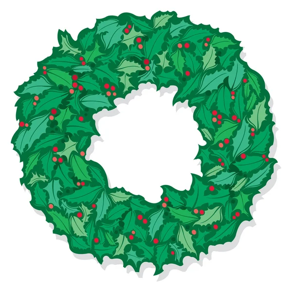 Christmas wreath — Wektor stockowy