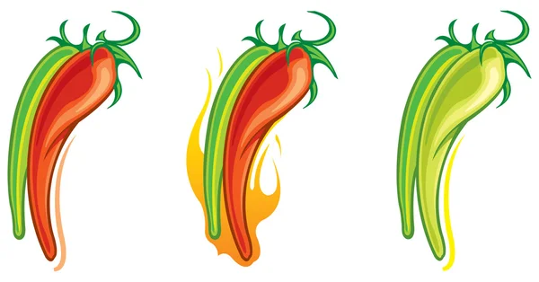 Pimienta picante — Vector de stock