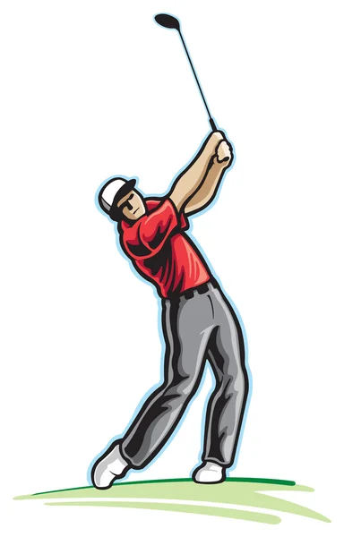 Golfer — Stock Vector