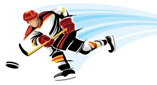 Jugador de hockey — Archivo Imágenes Vectoriales