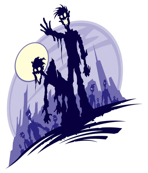 Zombies — Vector de stock