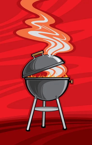 Grillgrill — Stock vektor