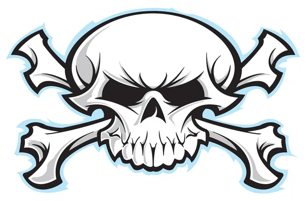 Skull and Crossbones — Stockvector