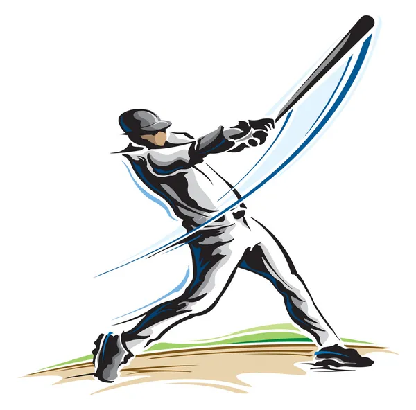 Gracz baseballu — Wektor stockowy