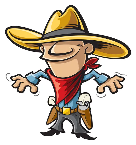 Cowboy — Stock Vector