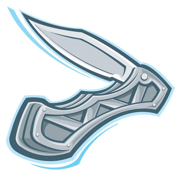 Cuchillo de bolsillo — Vector de stock