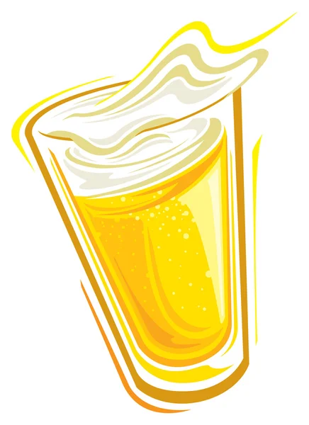 Vektor illustration av öl — Stock vektor